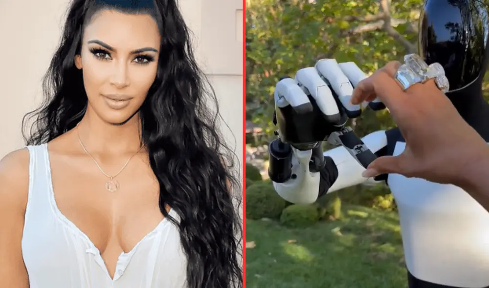 Kim Kardashian compartió su experiencia con su robot inteligente por X. Foto: Composición LR