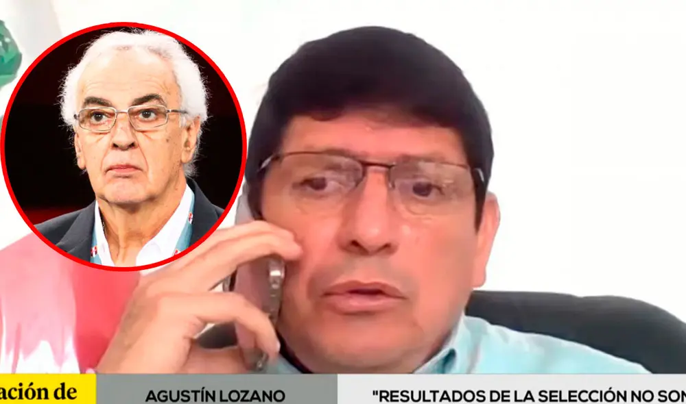 Agustín Lozano se pronunció acerca de la salida de Fossati de la selección peruana. Foto: captura RPP Deportes/La Bicolor