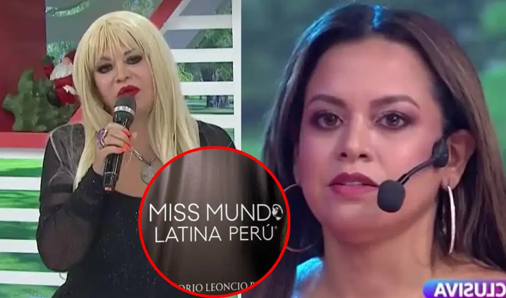Susy Díaz competirá por la corona del Miss Mundo Latina Perú. Foto: Composición LR/Captura América TV/Miss Mundo Latina Perú/Instagram