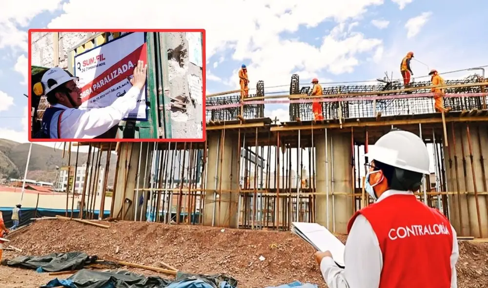 Según el reporte, hasta agosto de 2024 se contabilizaron aproximadamente 2.260 obras paralizadas. Foto: Composición LR / Gobierno.