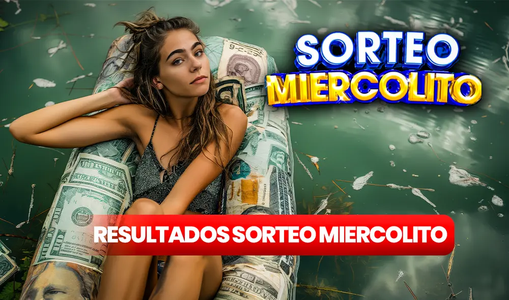 El Sorteo Miercolito incluye una combinación de cuatro números ganadores y letras. Foto: composición LR/Freepik