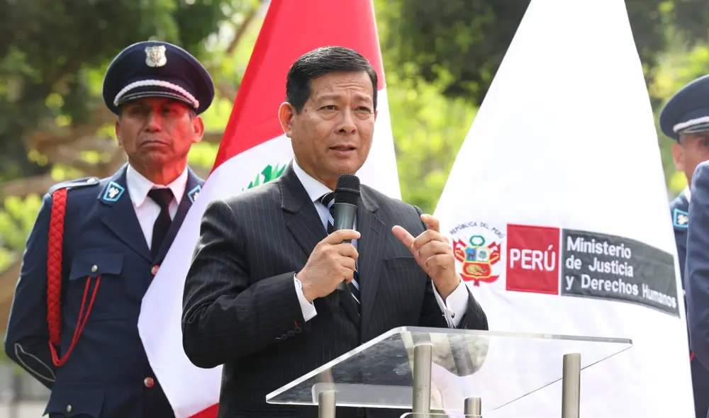 Ministro de Justicia deberá asistir al Congreso a fin de que responda el pliego interpelatorio. Foto: Ministerio de Justicia