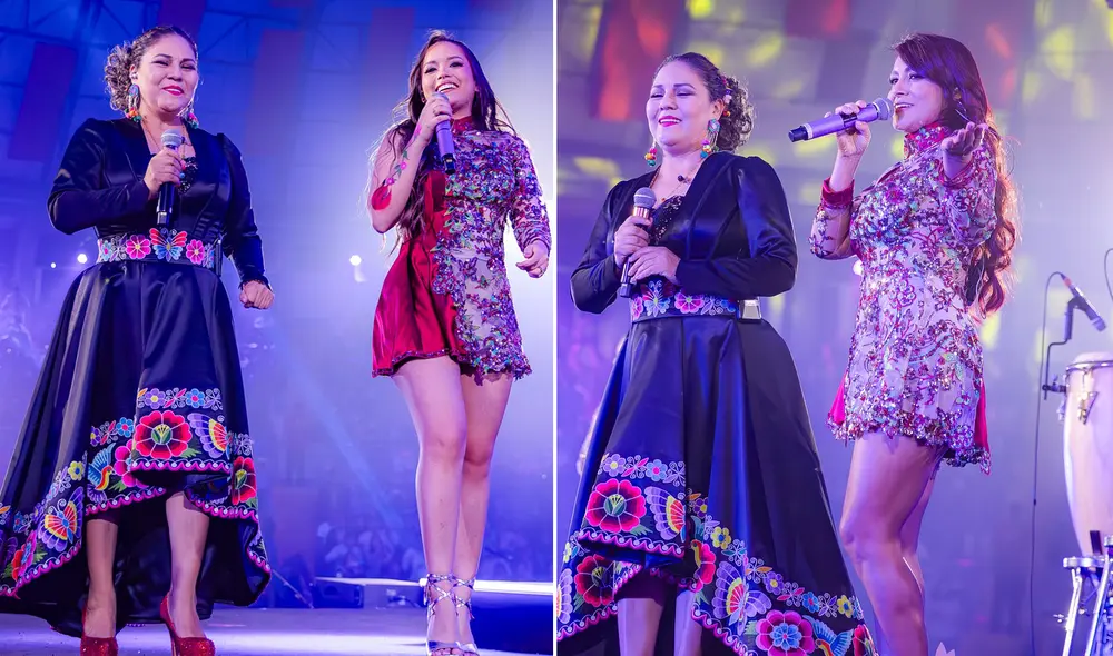 Dina Páucar sorprendió al grabar con Yrma Guerrero y Kiara Lozano sus mejores éxitos. Fotos: Facebook/Corazón Serrano