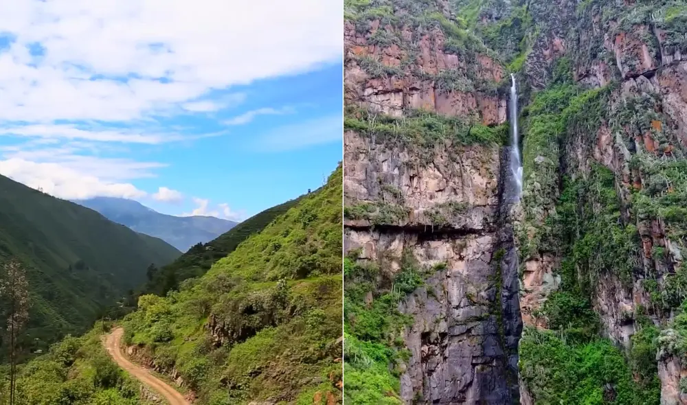 Los paisajes verdes de Canchacalla despiertan el sentido de la aventura de cualquier viajero. Foto: composición LR / captura / Traveleras - YouTube