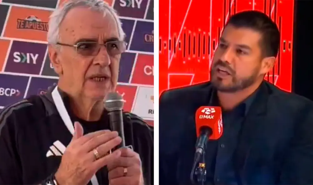 Erick Delgado cuestionó el sistema de juego de Jorge Fossati. Foto: composición LR/captura de L1 Max Erick Delgado cuestionó el sistema de juego de Jorge Fossati. Foto: composición LR/captura de L1 Max