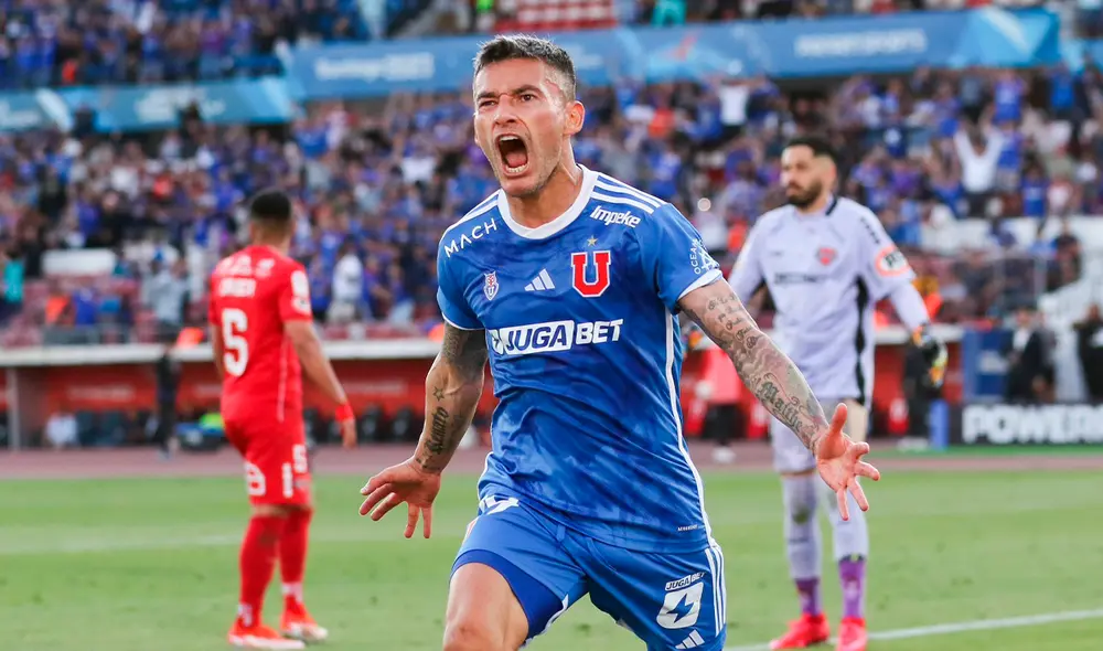Charles Aránguiz marcó el único gol del partido. Foto: X/Universidad de Chile.