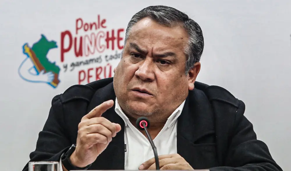 Gustavo Adrianzén dio la primera conferencia tras el APEC 2024 y se pronunció sobre la situación legal de Nicanor Boluarte, hermano de la presidenta.. Foto: difusión