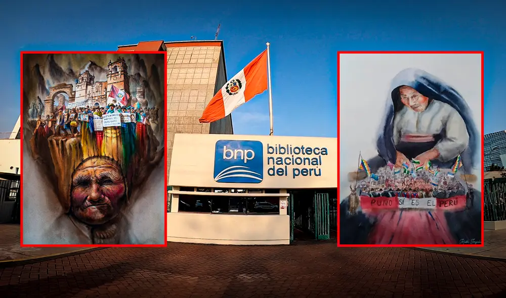Los cuadros "Puno sí es el Perú" y "Mi Puno en el Bicentenario" fueron censurados. Foto: Composición/LR Los cuadros "Puno sí es el Perú" y "Mi Puno en el Bicentenario" fueron censurados. Foto: Composición/LR