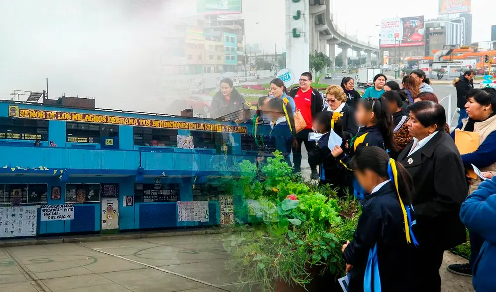 El colegio más antiguo de San Juan de Lurigancho tuvo varias remodelaciones debido a constantes sismos. Foto: composición LR/difusión