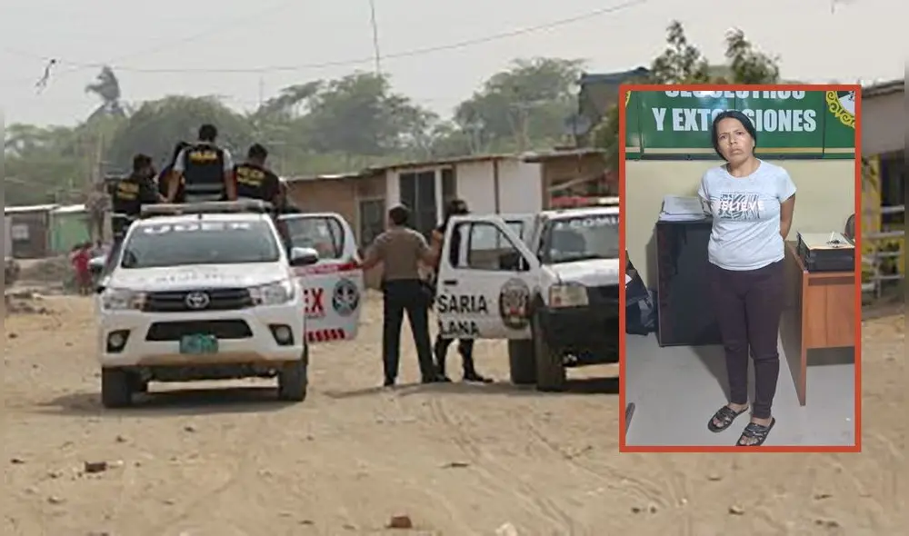 Policía detuvo a la mujer que está implicado en nuevo caso de extorsión en Piura. Foto: composición LR/Claudia Beltrán/PNP Policía detuvo a la mujer que está implicado en nuevo caso de extorsión en Piura. Foto: composición LR/Claudia Beltrán/PNP