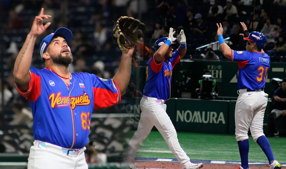 Venezuela blanqueó a China Taipéi en su debut en la super ronda del Premier 12. Foto: composición LR/Team Béisbol Venezuela Venezuela blanqueó a China Taipéi en su debut en la super ronda del Premier 12. Foto: composición LR/Team Béisbol Venezuela