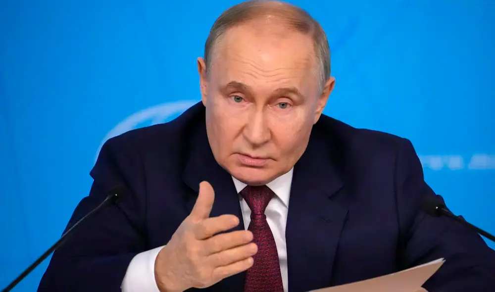 Vladimir Putin en mensaje a la nación.