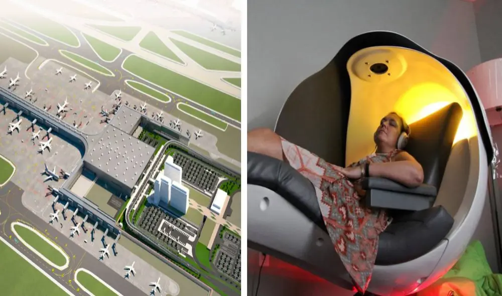 El nuevo y moderno Aeropuerto Jorge Chávez tendrá espacios para que pasajeros puedan dormir. Foto: Composición LR/Andina. El nuevo y moderno Aeropuerto Jorge Chávez tendrá espacios para que pasajeros puedan dormir. Foto: Composición LR/Andina.