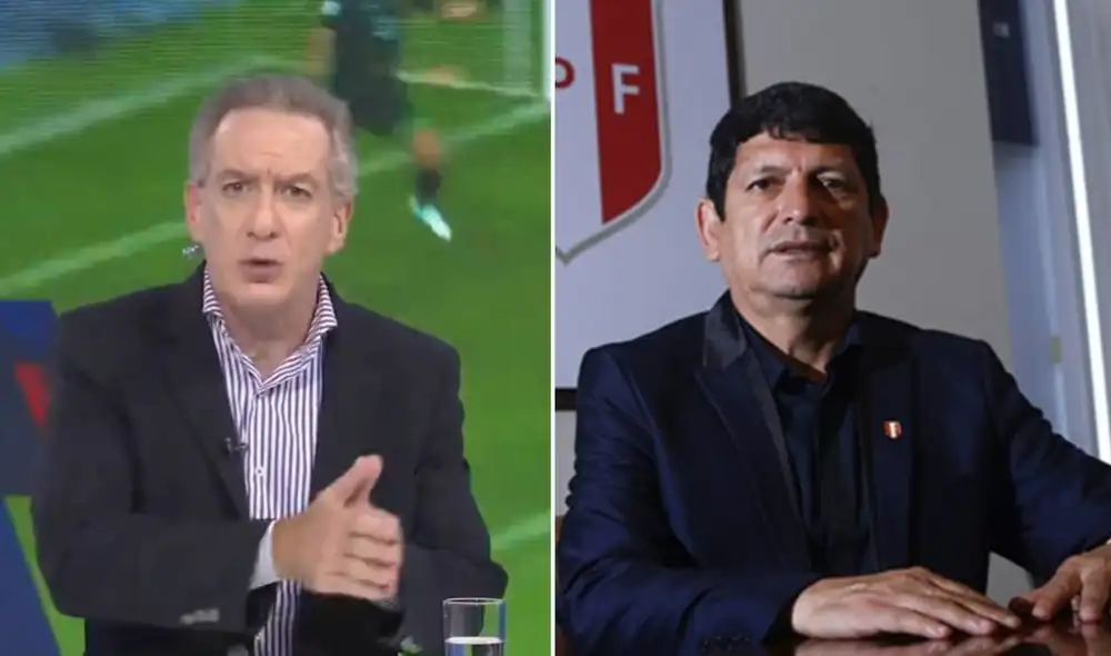 El cargo de Agustín Lozano como presidente de la FPF es hasta diciembre del 2025. Foto: composición LR/captura de Willax Deportes El cargo de Agustín Lozano como presidente de la FPF es hasta diciembre del 2025. Foto: composición LR/captura de Willax Deportes