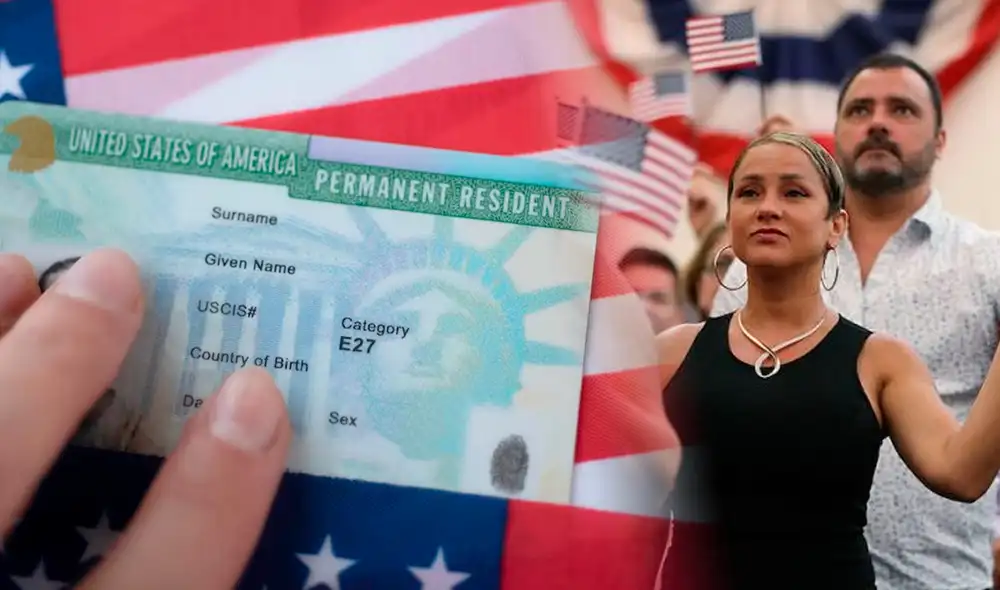 Si tienes una visa de trabajo, no dudes en iniciar tu camino hacia la residencia permanente en Estados Unidos. Foto: composición LR/AFP/USCIS.