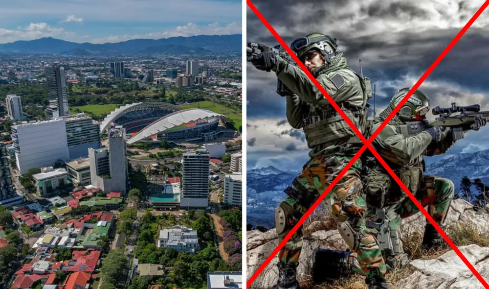 Este país de América Latina no cuenta con Fuerzas Armadas desde 1948. Foto: composición LR Este país de América Latina no cuenta con Fuerzas Armadas desde 1948. Foto: composición LR