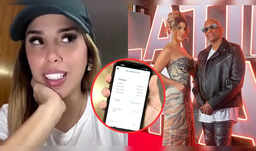 La cantante compartió el voucher de su alojamiento en Miami, resaltando que cubrió todos los gastos de su viaje. Foto: Composición LR/Instagram/Willax