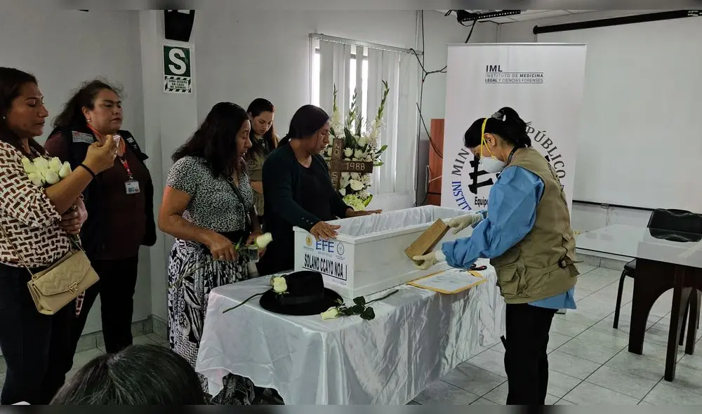 Familiares de Solano Ccayo Noa, primera víctima de Cayara que ha sido identificada