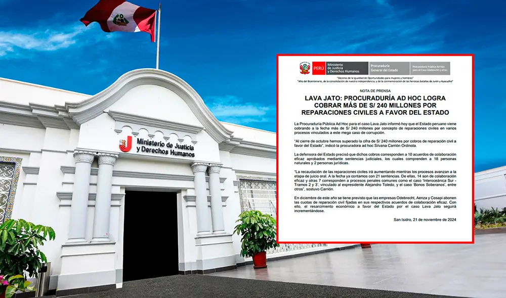 Además de la empresa Odebrecht, también abonarán los pagos AENZA y Cosapi. Foto: Composición La República.