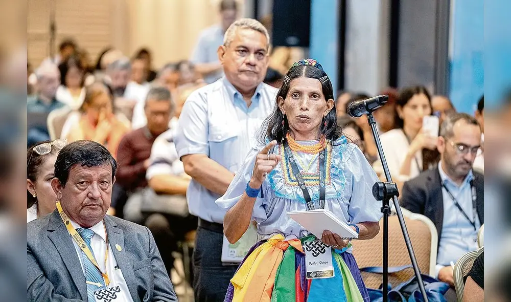 Representación. Comunidades indígenas expresaron sus demandas y presentaron propuestas. Foto: La República