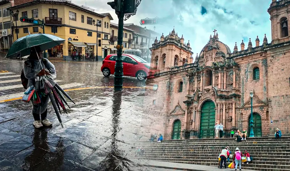 Lluvias y tormentas eléctricas se avecinan a Cusco, según Senamhi. Foto: composición de Gerson Cardoso/La República/Andina