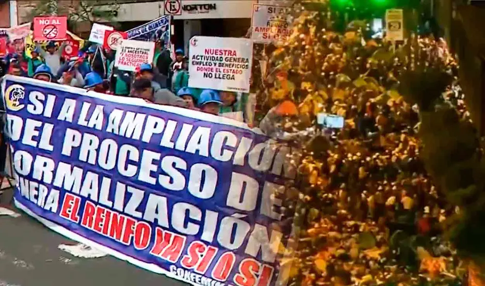 Los mineros en situación de informalidad piden al Congreso facilidades en proceso de formalización. Foto: composición LR/Canal N