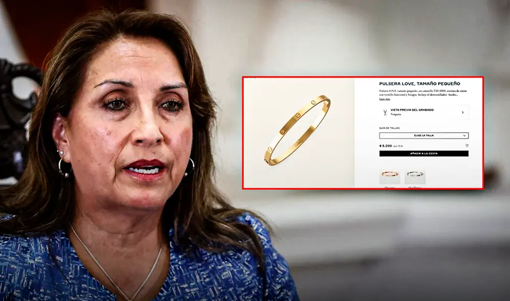 Dina Boluarte muestra ante los ojos del mundo lujosos accesorios | Composición: Gerson Cardoso/Foto: La República