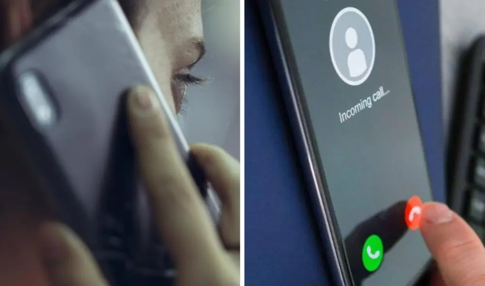 Los delincuentes suelen comenzar la llamada con preguntas triviales como “¿Me escucha bien?”. Foto: Composición LR | ELTIEMPO.COM | Portafolio.