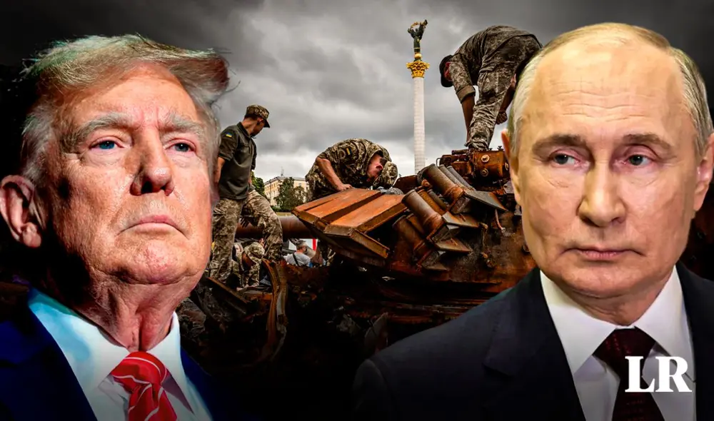 Trump pide dialogar con Vladimir Putin para evitar una tercera Guerra Mundial. Foto: composición LR/ AFP Trump pide dialogar con Vladimir Putin para evitar una tercera Guerra Mundial. Foto: composición LR/ AFP