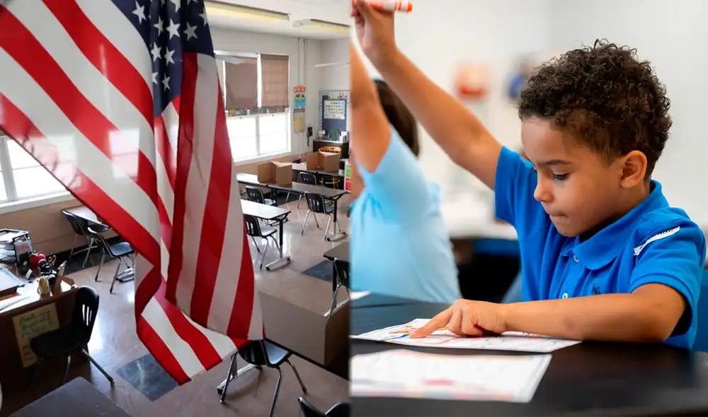 En EE. UU., la educación básica es un derecho legal que protege a todos los niños, incluidos los indocumentados, asegurando su acceso a escuelas públicas desde 1982. Foto: Infobae