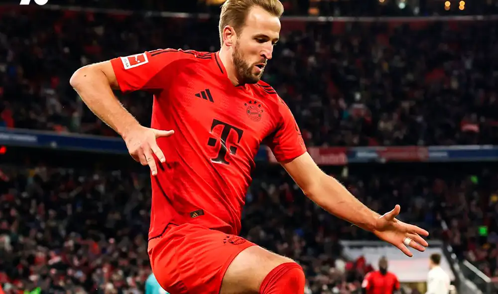 Harry Kane es el goleador de Bayern Munich en la temporada. Foto: difusión.