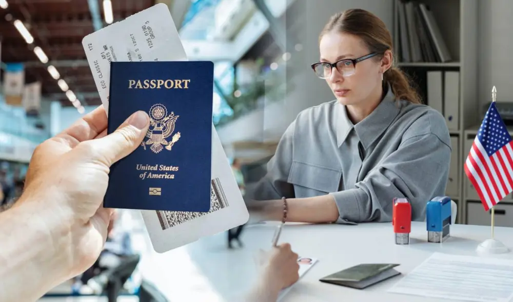 Embajada de Estados Unidos aconseja contestar de manera honesta en la entrevista de la visa. Foto: composición LR/ News American Embajada de Estados Unidos aconseja contestar de manera honesta en la entrevista de la visa. Foto: composición LR/ News American