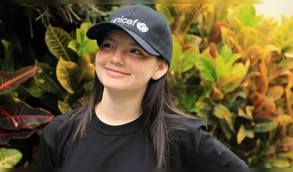 Francisca Aronsson. La talentosa actriz, embajadora de UNICEF conversó sobre los derechos de los niños y niñas. Foto: UNICEF