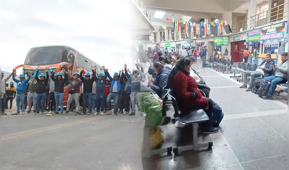 Venta de pasajes interprovinciales queda restringida en las regiones de Arequipa y Cusco. Foto: composición LR/W. Pari/L. Álvarez