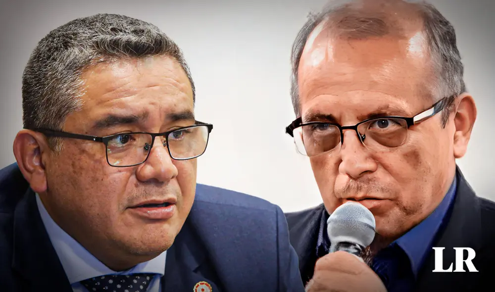 Ministro Juan José Santiváñez victimizó a Nicanor Boluarte. Foto: composición LR Ministro Juan José Santiváñez victimizó a Nicanor Boluarte. Foto: composición LR