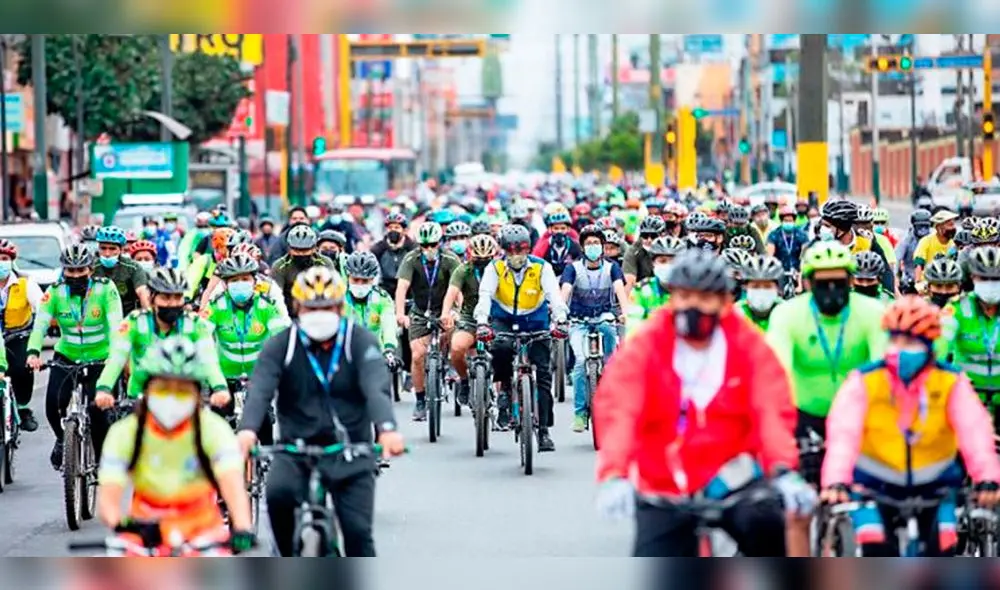 La bicicleteada está programa para este domingo 24 de noviembre desde las 8:00 a.m. Foto: El Peruano La bicicleteada está programa para este domingo 24 de noviembre desde las 8:00 a.m. Foto: El Peruano