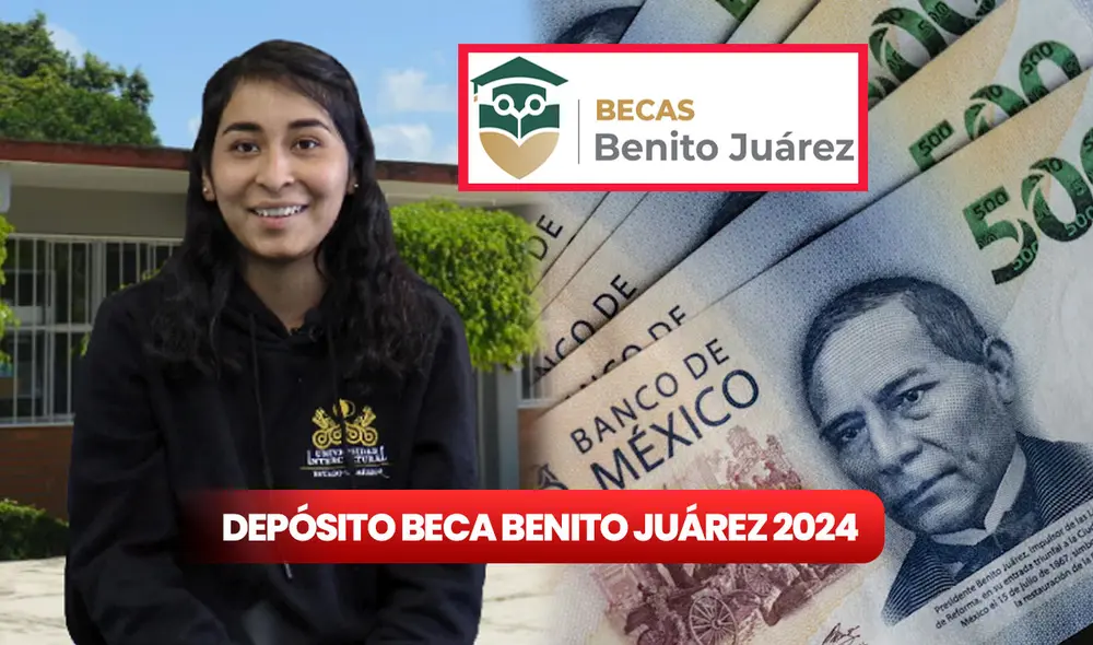 El segundo pago de la Beca Benito Juárez 2024 cubrirá los últimos cuatro meses del año. Foto: composición LR / CNBBBJ / Bloomberg
