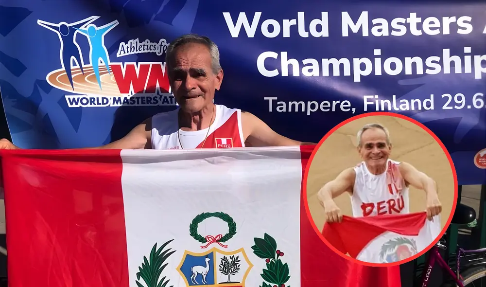 El amor y recuerdo a su esposa lo llevó a tenerla en cada paso de su vida. Foto: composición LR/Federación Peruana de Atletismo