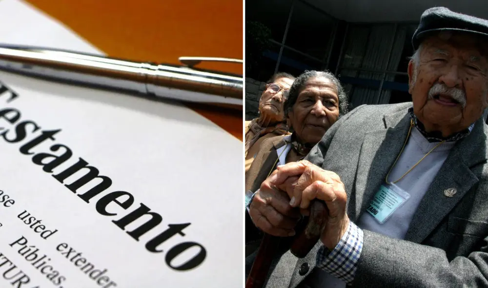 Algunas personas mayores no tienen la posibilidad de plantear un testamento, y tampoco tienen a quien dejarle herencias. Foto: composición LR/Andina Algunas personas mayores no tienen la posibilidad de plantear un testamento, y tampoco tienen a quien dejarle herencias. Foto: composición LR/Andina