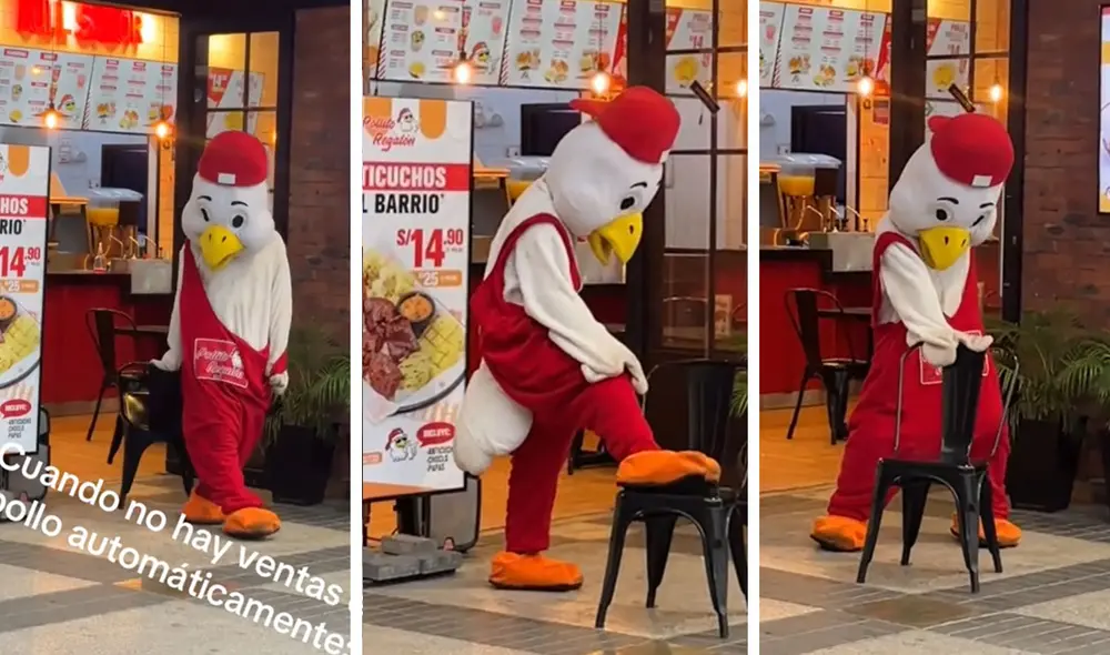 "50 plumas de pollo", reaccionaron usuarios. Foto: composición LR/ TikTok
