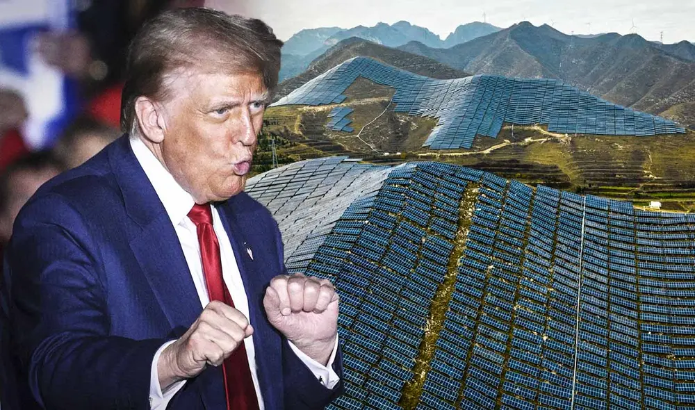 En 2023, China exportó un récord de 227 GW de paneles solares, superando la capacidad de EE. UU., mientras explora nuevos mercados en el Medio Oriente ante las restrictivas políticas comerciales. Foto: composición LR/Global Times