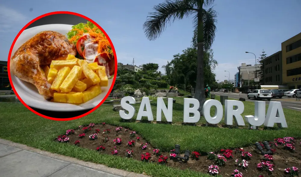 La avenida Aviación y sus centros comerciales convierten a San Borja en un epicentro del pollo a la brasa. Foto: composición LR/Andina/difusión