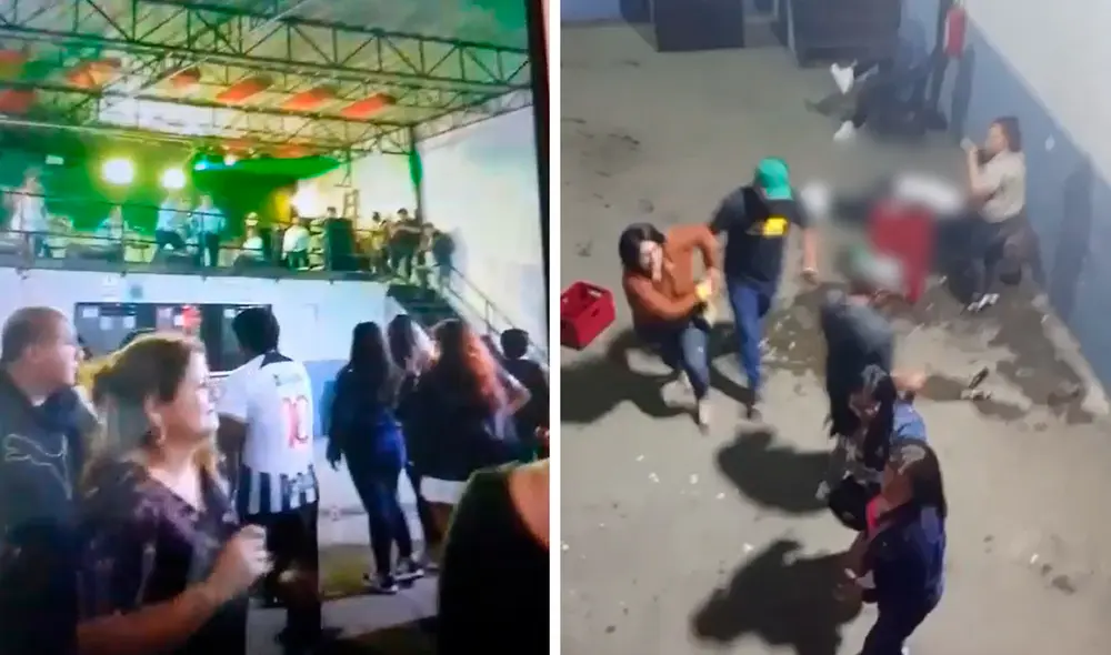 El ataque generó caos en el concierto de cumbia. Foto: composición LR/difusión El ataque generó caos en el concierto de cumbia. Foto: composición LR/difusión