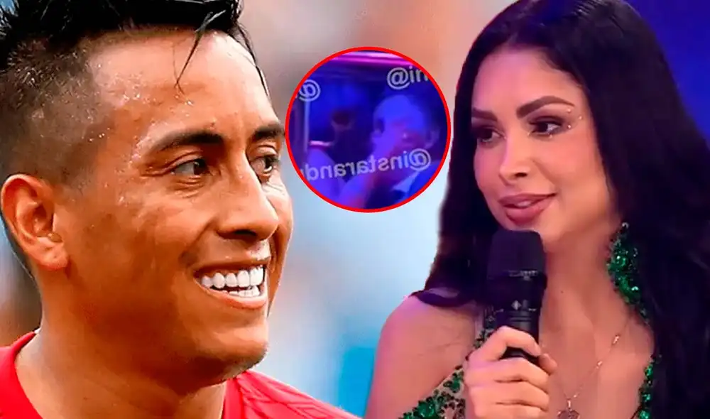 Pamela Franco y Christian Cueva completamente enamorados. Foto: Composición LR/Captura/Twitter/Captura/América/Captura/Instagram