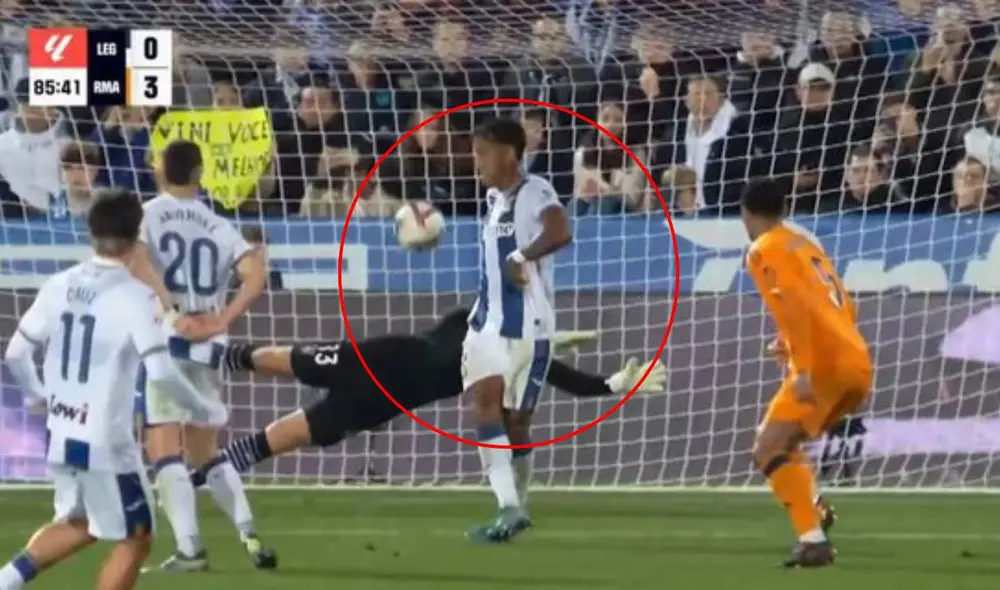 Renato Tapia es titular en Leganés desde que llegó. Foto: captura de ESPN.