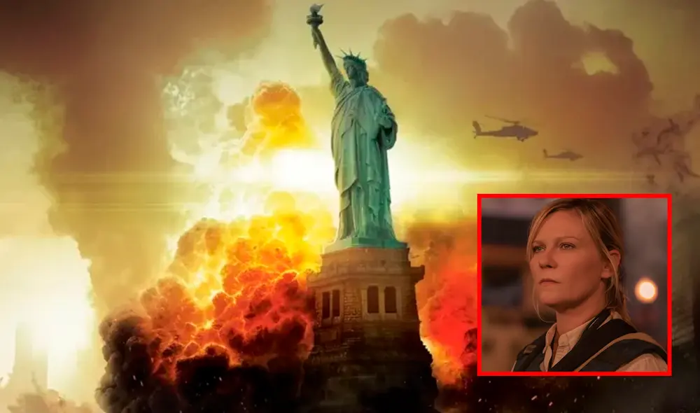 Guerra Civil es dirigida por Alex Garland y protagonizada por Kirsten Dunst. Foto: Composición LR/Max. Guerra Civil es dirigida por Alex Garland y protagonizada por Kirsten Dunst. Foto: Composición LR/Max.