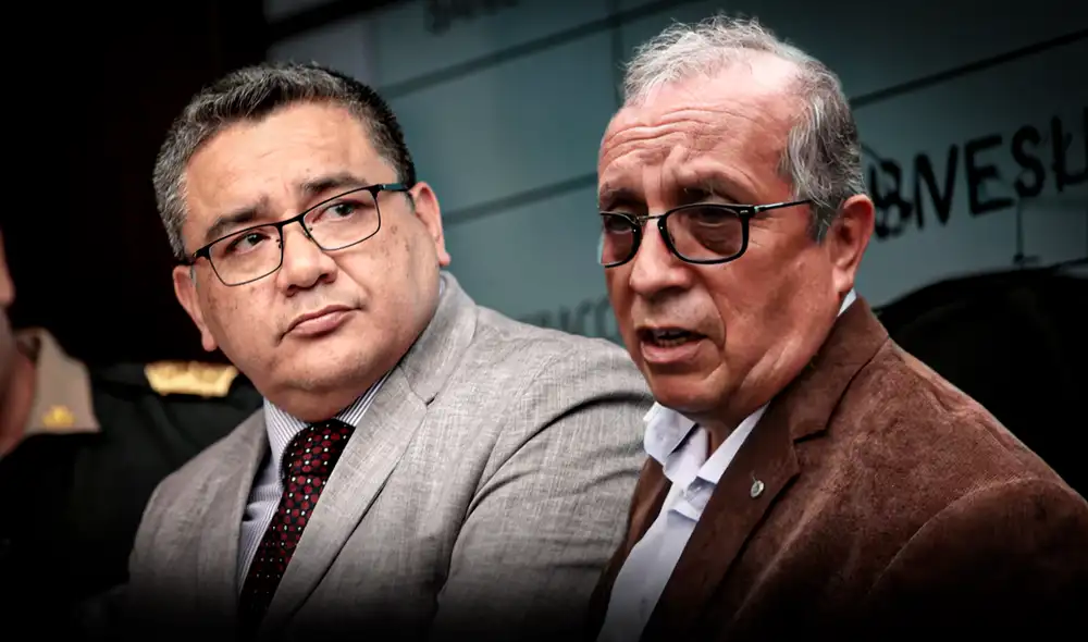 Ministro Juan José Santiváñez evita responder acerca de Nicanor Boluarte, hermano de la presidenta. Foto: composición LR