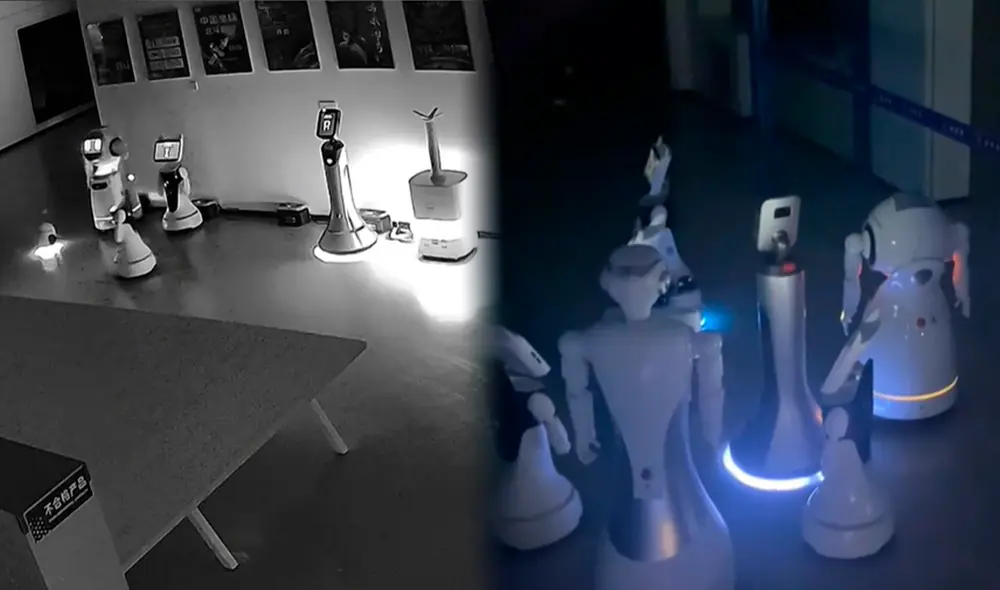 Un robot con IA fue captado persuadiendo a otros robots para abandonar sus tareas laborales, generando debate sobre los límites de la inteligencia artificial. Foto: composición LR/TikTok Un robot con IA fue captado persuadiendo a otros robots para abandonar sus tareas laborales, generando debate sobre los límites de la inteligencia artificial. Foto: composición LR/TikTok