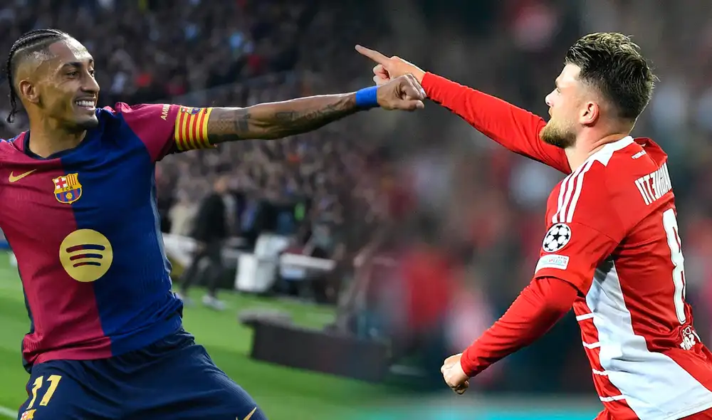 Barcelona necesita un triunfo para superar a Brest en la tabla de posiciones de la Champions League. Foto: composición LR/AFP/UEFA Barcelona necesita un triunfo para superar a Brest en la tabla de posiciones de la Champions League. Foto: composición LR/AFP/UEFA