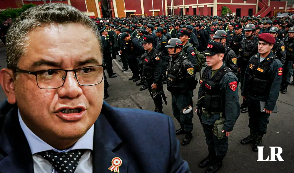 Ministro Juan Santiváñez admitió que la PNP tiene la responsabilidad de la devolución de armas. Foto: composicIón LR